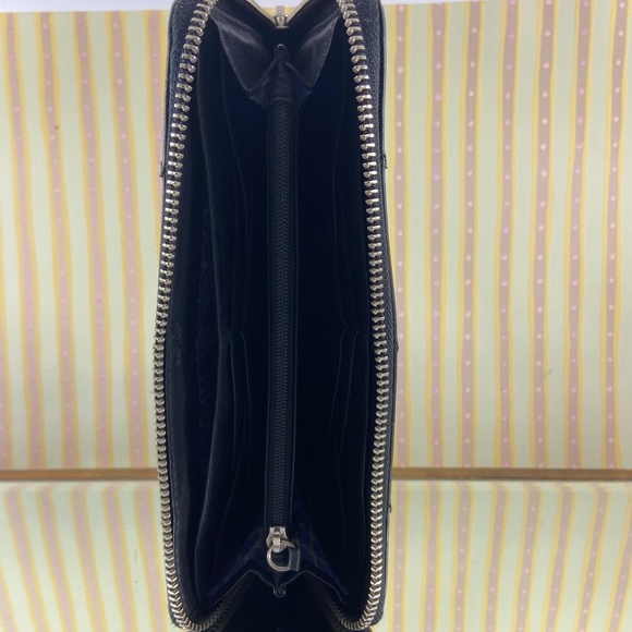 Co-Lab Black Leather Patchwork Wallet - Picture 6 of 14